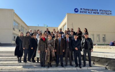 Колледж аумағында көгалдандыру шарасы ұйымдастырылды